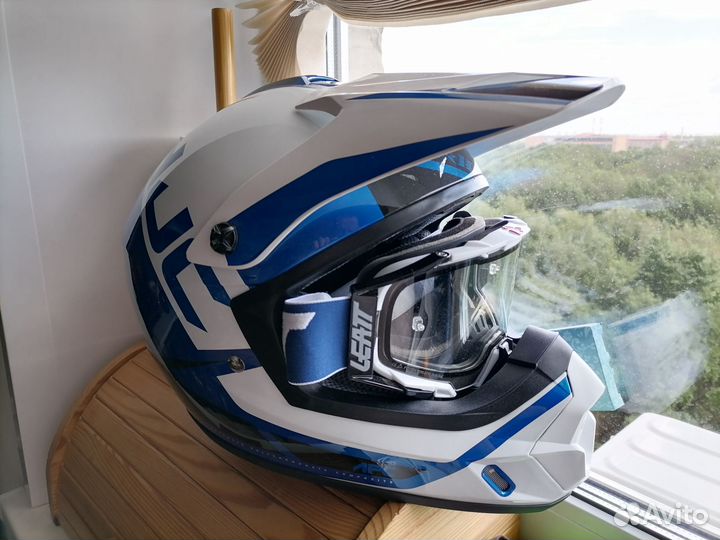 Мотошлем детский кроссовый HJC CS-MX II MC2 XS