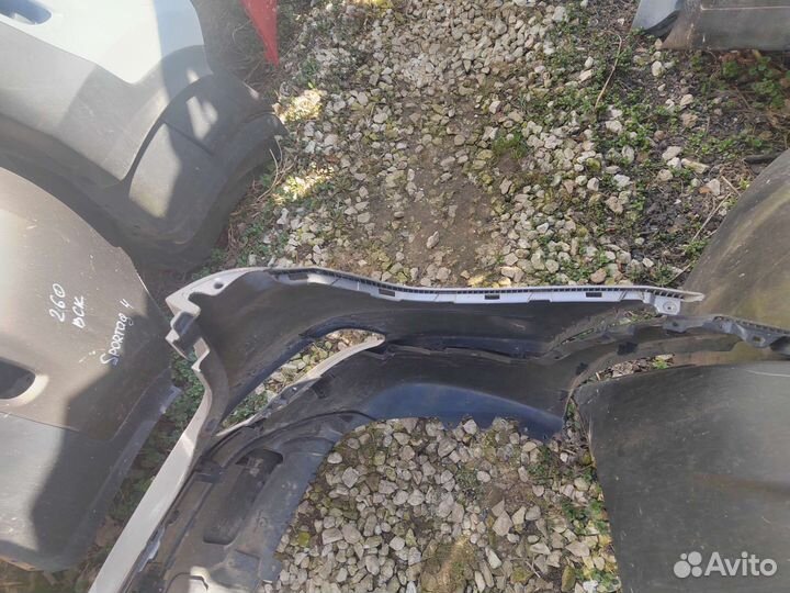 Задний бампер Hyundai Santa Fe 3 рестайлинг