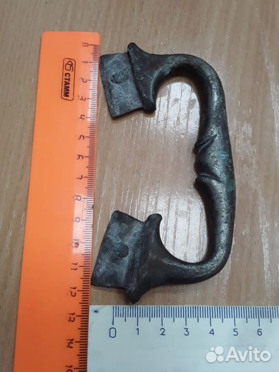 Дверная ручка латунь раритет