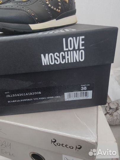 Love moschino кроссовки 36