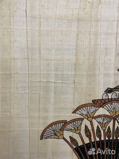 Картина на египетском папирусе, 2 шт