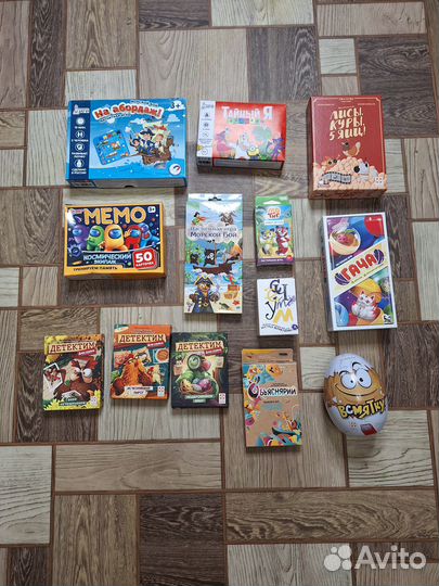 Детские настольные игры б\у и новые