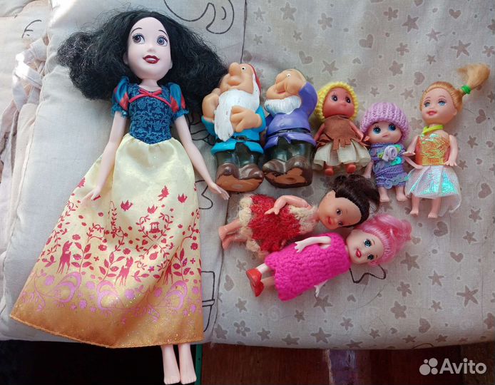 Набор (игровой) кукол Белоснежка и 7 гномов