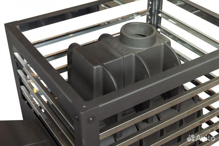 Печь Для Бани чугунная Медведь 30 «Хай-тек»