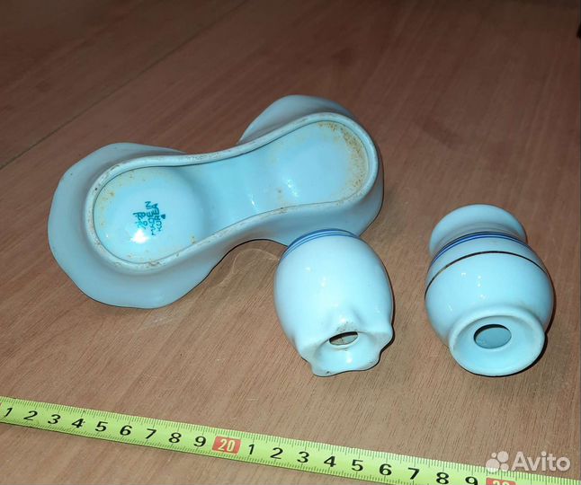 Фарфоровые солонки, перечницы, Корея, винтаж