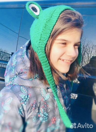 Шапочка «лягушка»