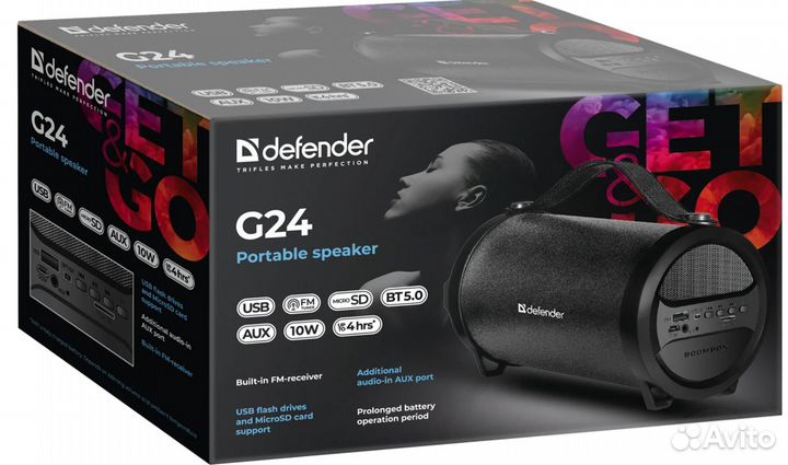 Портативная колонка Defender G24