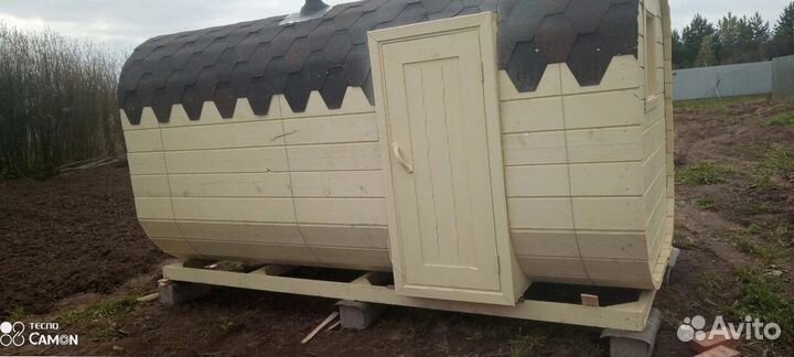 Баня-бочка квадро с доставкой