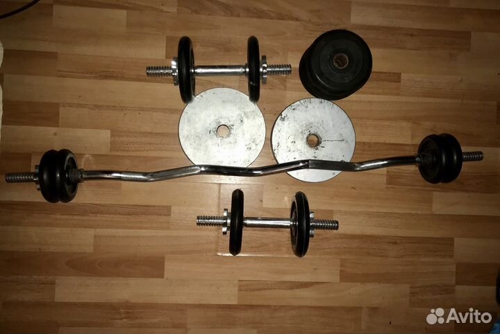 Штанга гриф блины бу