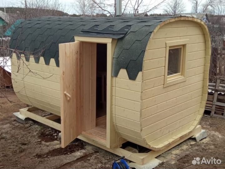 Бани-бочки квадро в наличии