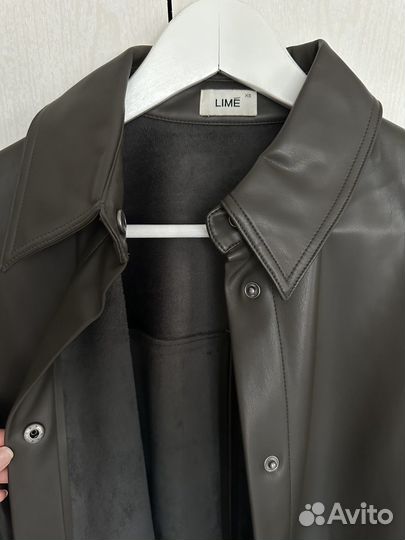 Рубашка Lime из экокожи, 44-46