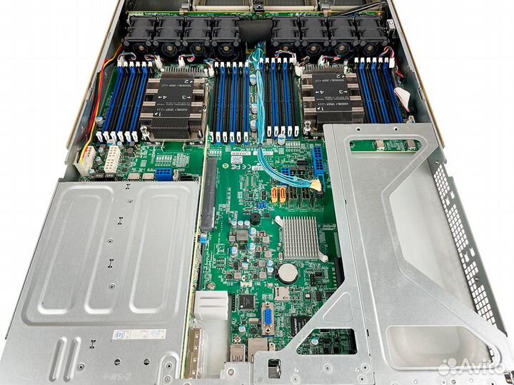 Сервер Supermicro 6019U-TR25M 2xSilver 4214R 64Gb
