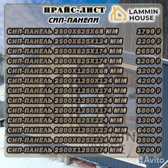 Сип панели в ассортименте 2500*625