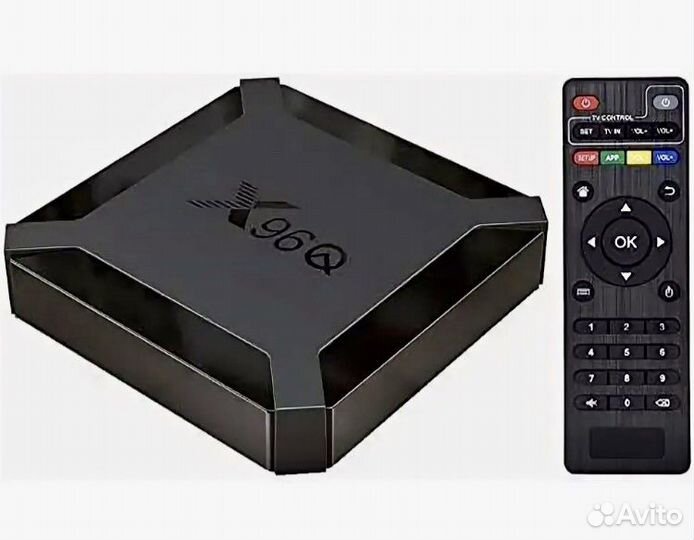 Смарт приставка X96q прошитая с бесплатным тв