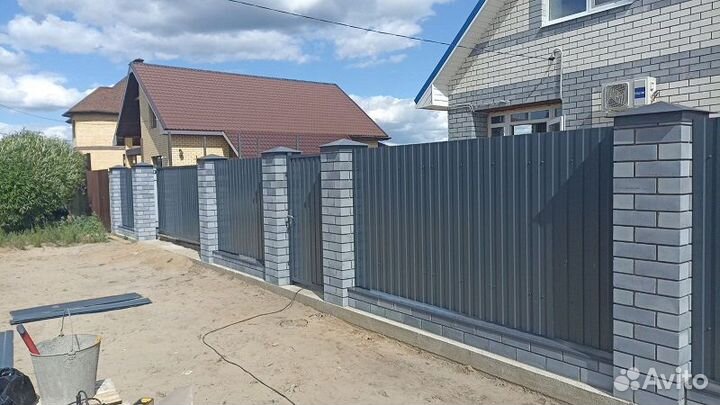 Колпаки на забор