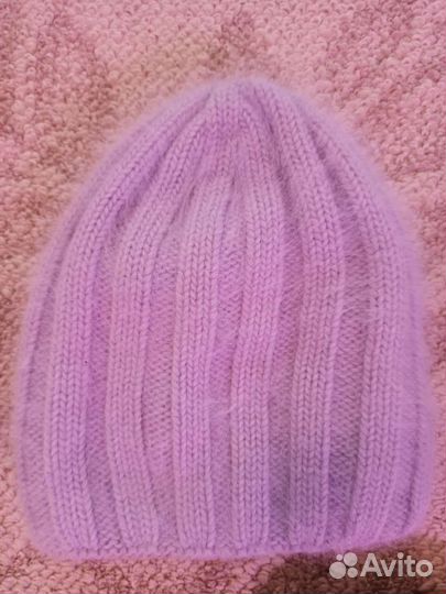 Шапка зимняя вязанная