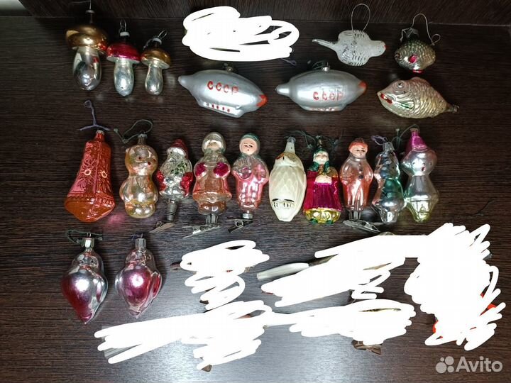 Елочные игрушки СССР