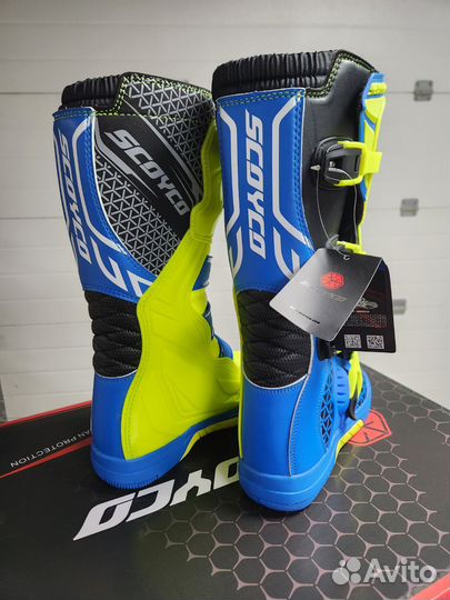 Мотоботы кросс эндуро Scoyko MBM09 размер 40