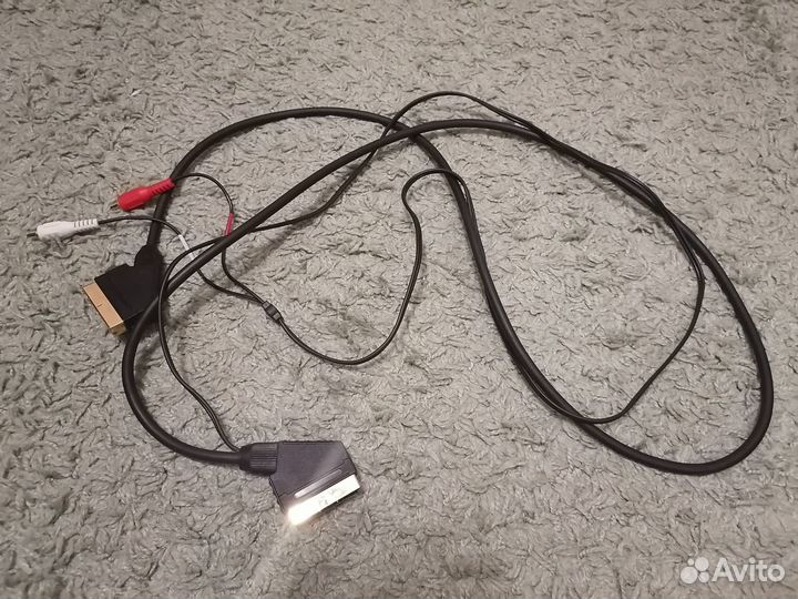 Кабель scart/scart - RCA