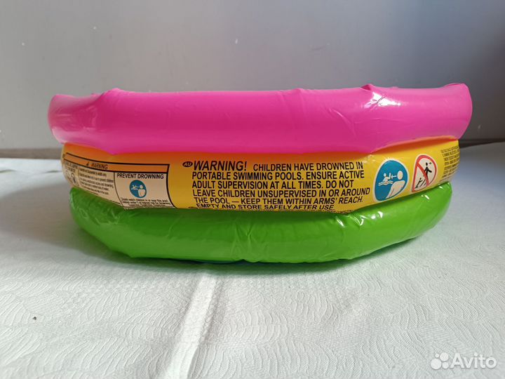 Детский надувной бассейн intex 61х22 для малышей