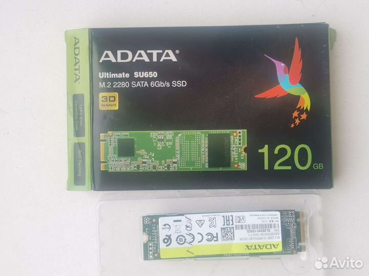 Жесткий диск M2 adata 120GB