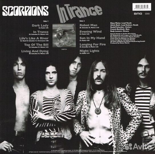 Виниловая пластинка Scorpions - In Trance (180 Gra