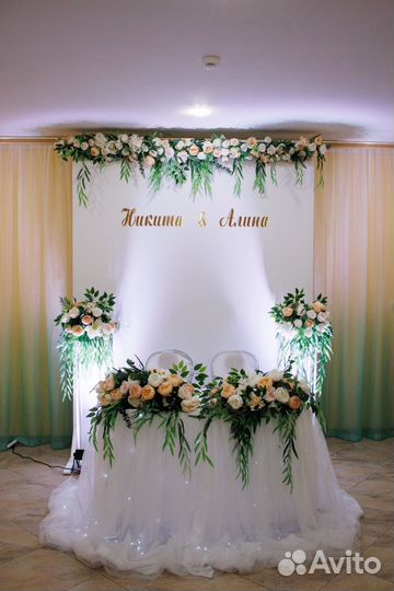 Праздничное оформление свадеб, юбилеев