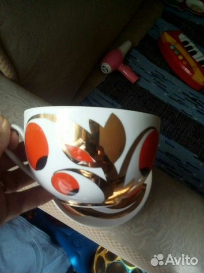 Чайная пара,Золотые яблочки