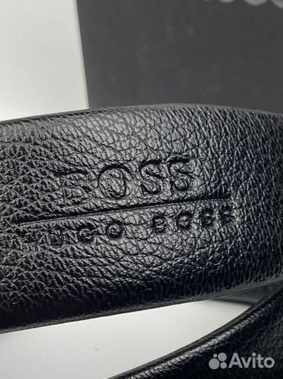 Ремень кожаный Boss lux l