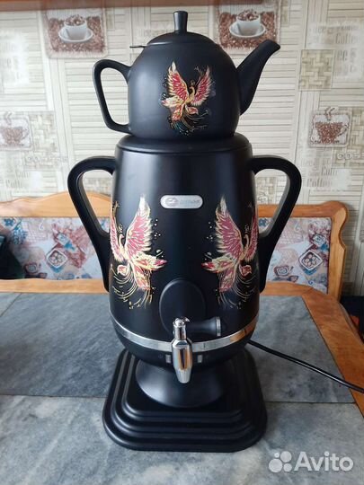 Самовар электрический с заварочным чайником