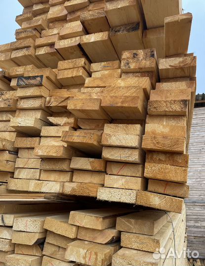 Доска обрезная сосна ель