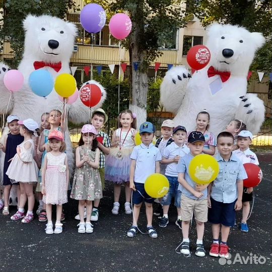 Ростовая кукла белый мишка, панда