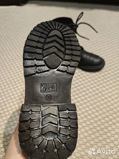 Сапоги zara для девочки 32