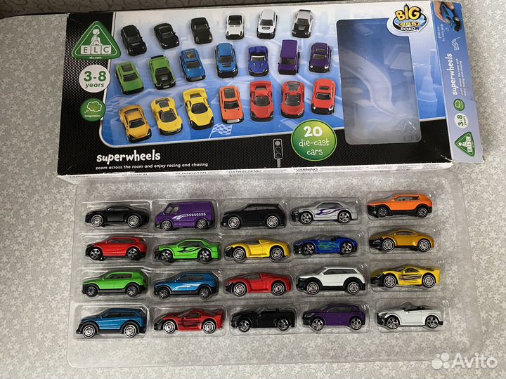 Машинки на супер колесах ELC