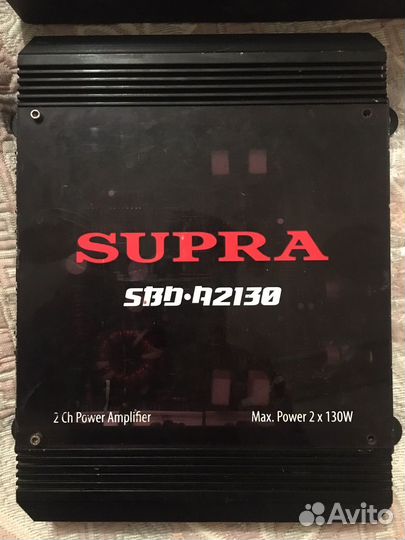 Усилитель 2х канальный