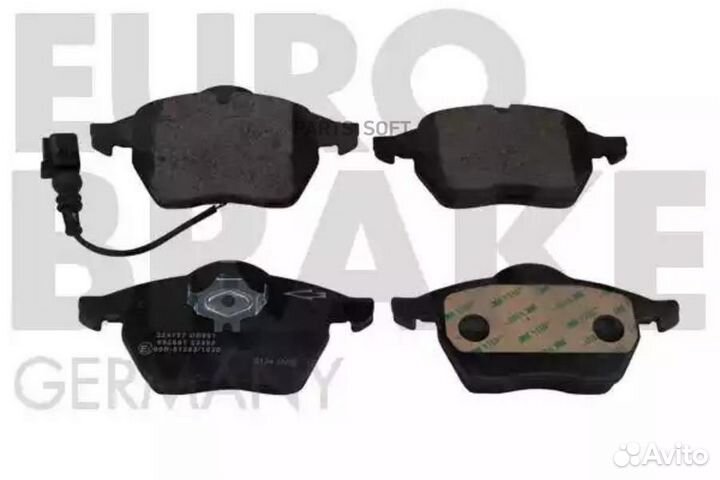 Eurobrake 5502224757 Колодки тормозные передн