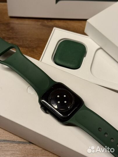 Apple Watch 7 41mm green (Комплект/ Акб 93%)