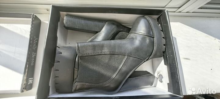 Ботильоны натуральная кожа 36