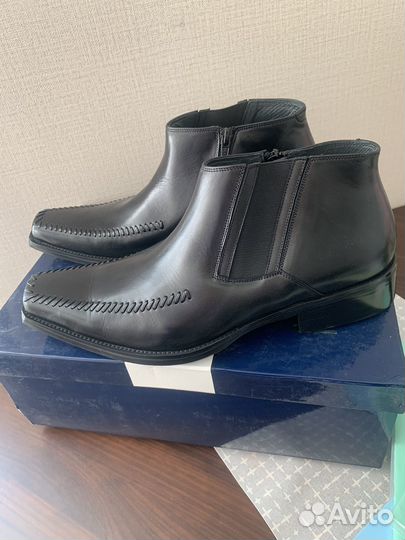 Полуботинки мужские натуральная кожа новые