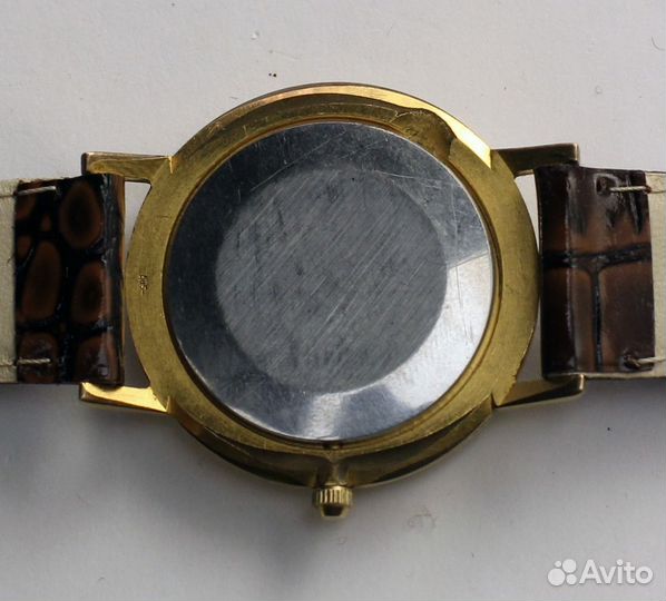 Луч позолоченные часы СССР тонкие