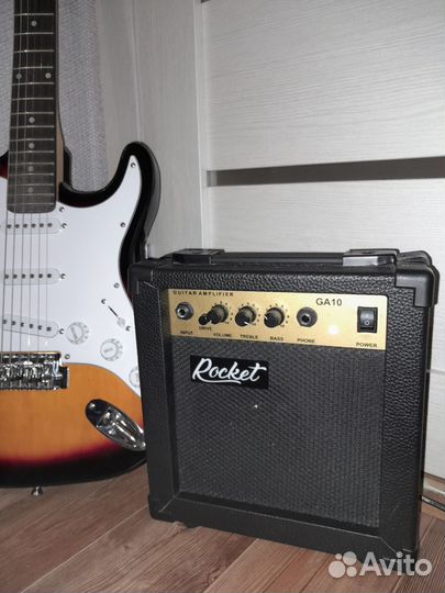 Электро гитара с комбиком