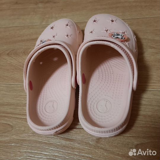 Сабо на девочку по типу crocs крокс, размер 32