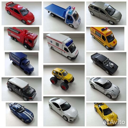 Детские машинки игрушки металлические