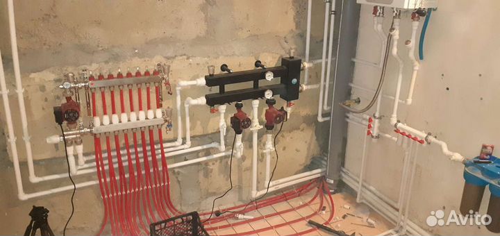 Отопление, теплый пол. Сантехник. Радиаторы
