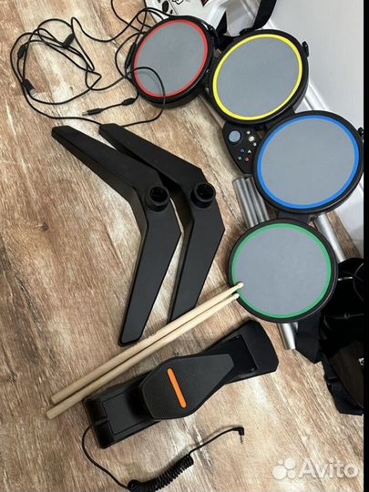 Rock band Guitar Hero барабаны, гитары на xbox 360