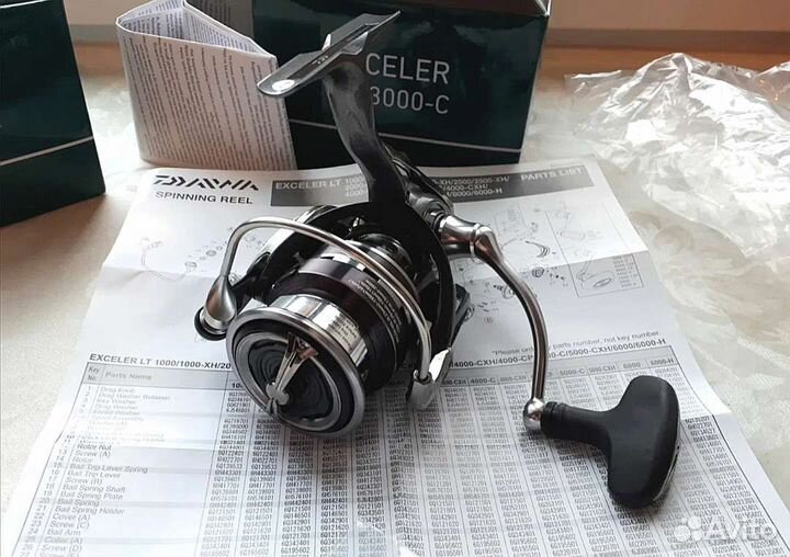 Катушка daiwa exceler 3000