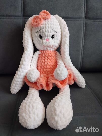Мягкая игрушка заяц ручная работа