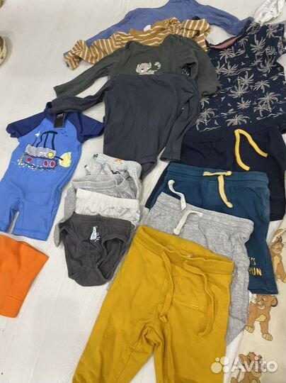 Детские вещи пакетом для мальчика 80 86