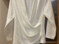 Блузка рубашка женская белая zara S