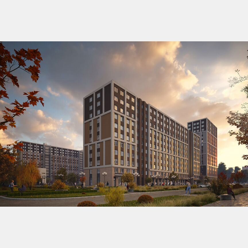 Апартаменты-студия, 27,4 м², 12/17 эт.